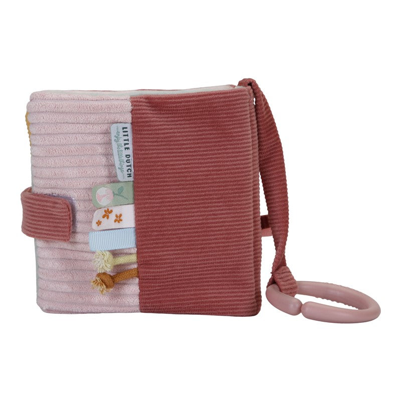 LIBRO BLANDITO DE ACTIVIDADES CON ANILLA PARA COLGAR