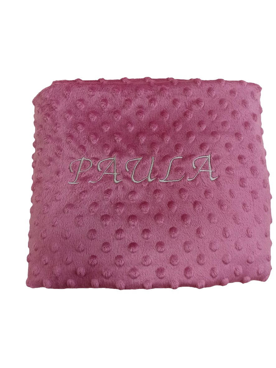 MANTITA PERSONALIZADA ROSA MAQUILLAJE