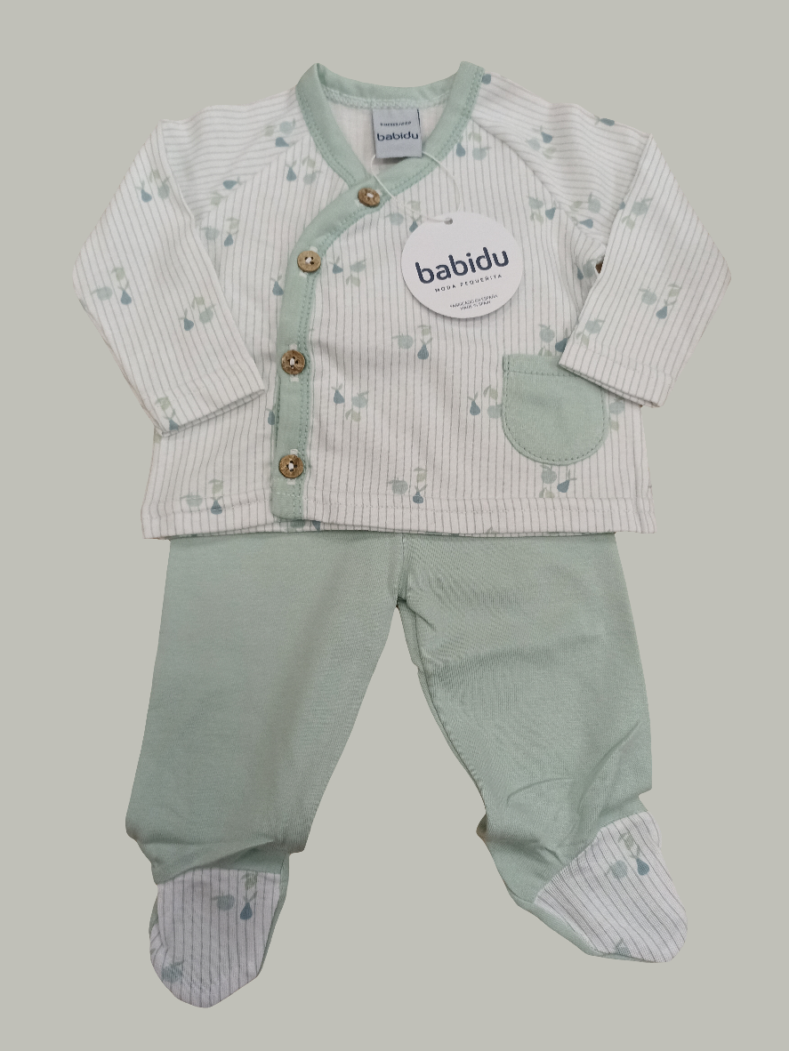 Conjunto primera puesta 50217 verde