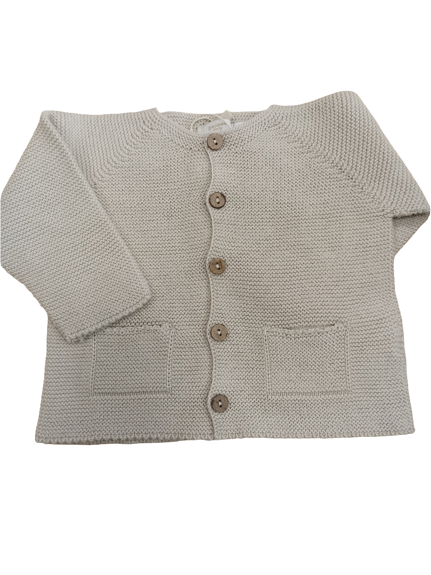 Chaqueta 999-041 beige botones