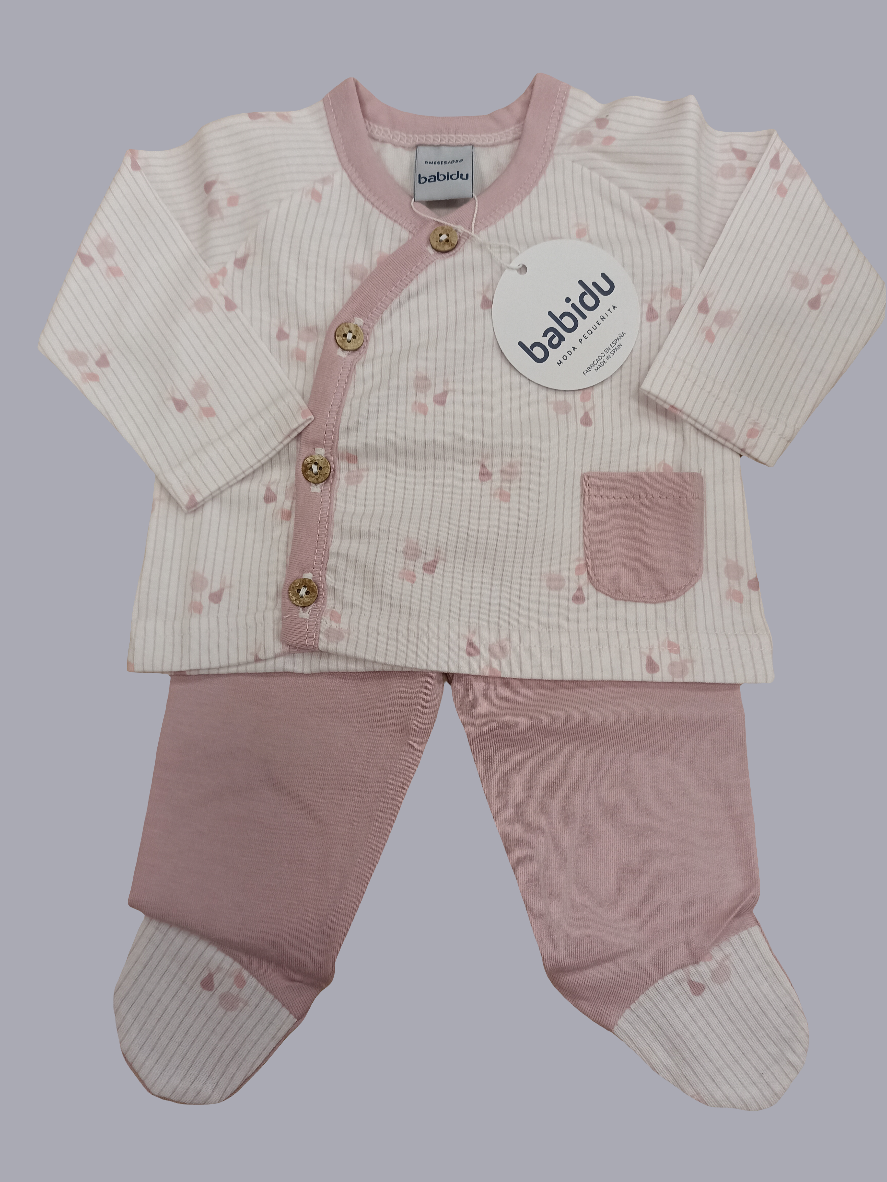 Conjunto primera puesta 50217 rosa