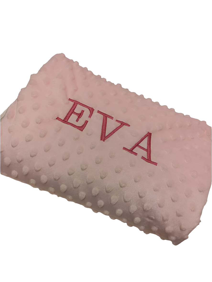 MANTITA PERSONALIZADA ROSA