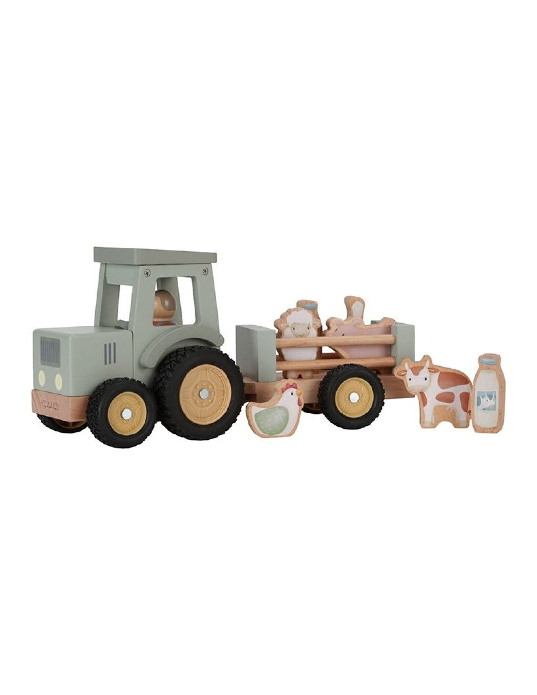 TRACTOR CON TRAILER LD7149 PEQUEÑA GRANJA LITTLE DUTCH