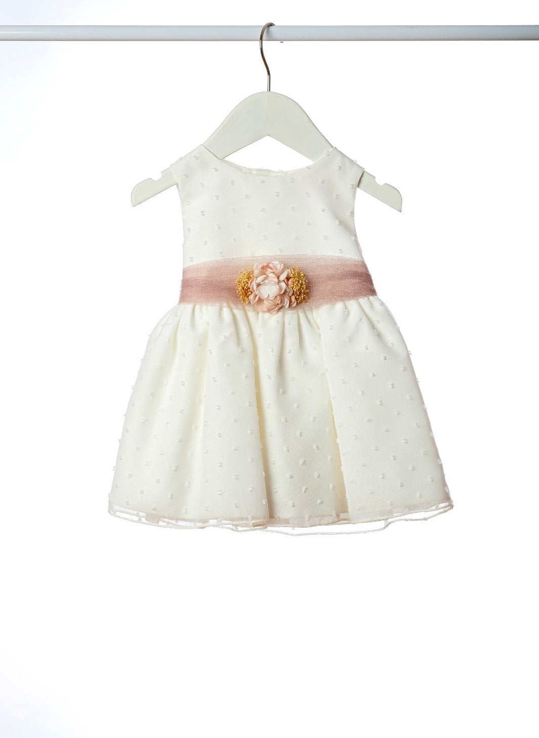 Vestido 35180 lazo rosa
