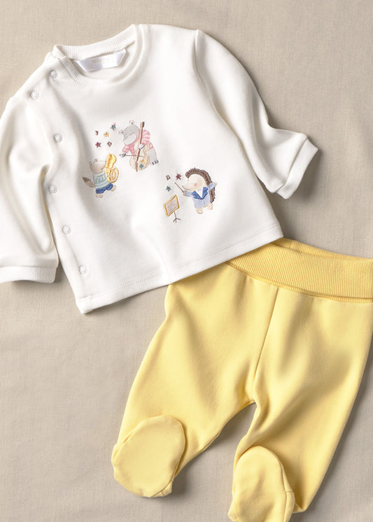 Conjunto polaina bebé 2520 81 camomilla