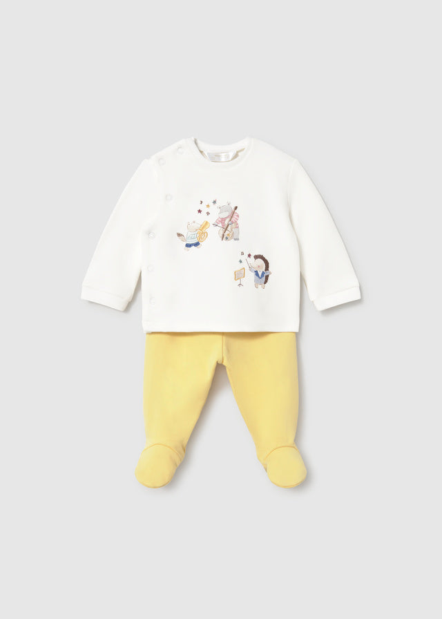 Conjunto polaina bebé 2520 81 camomilla