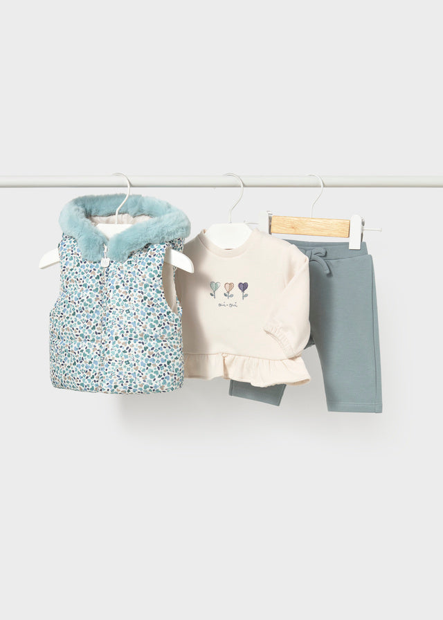 Conjunto tres piezas con chaleco 2686-24