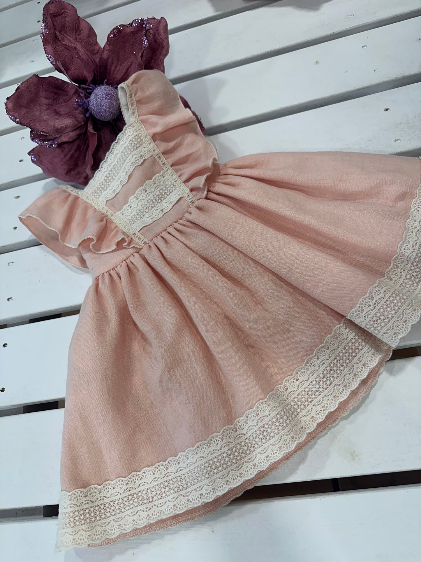 Vestido salmón 38156 37156