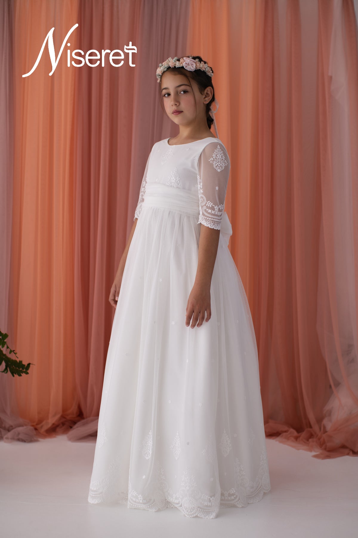 VESTIDO COMUNION LARGO