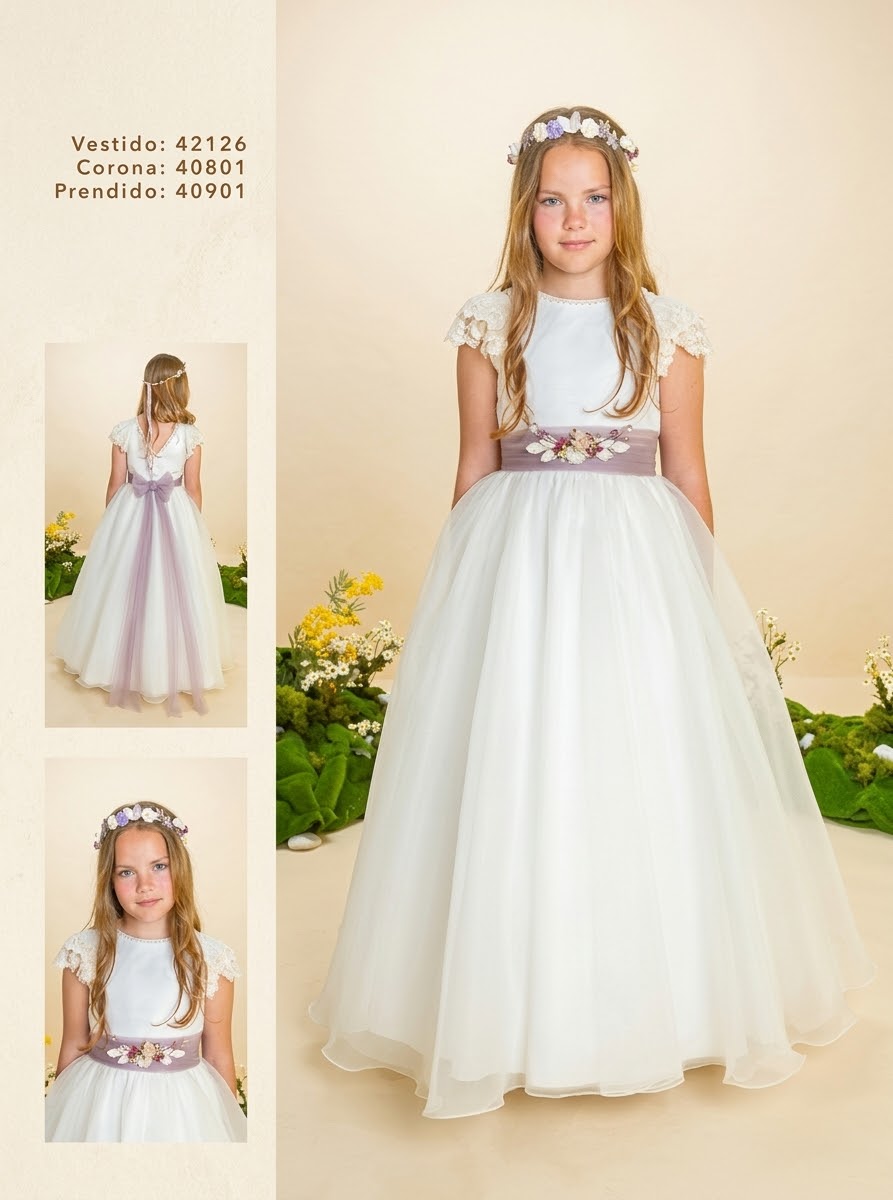 VESTIDO COMUNION LARGO