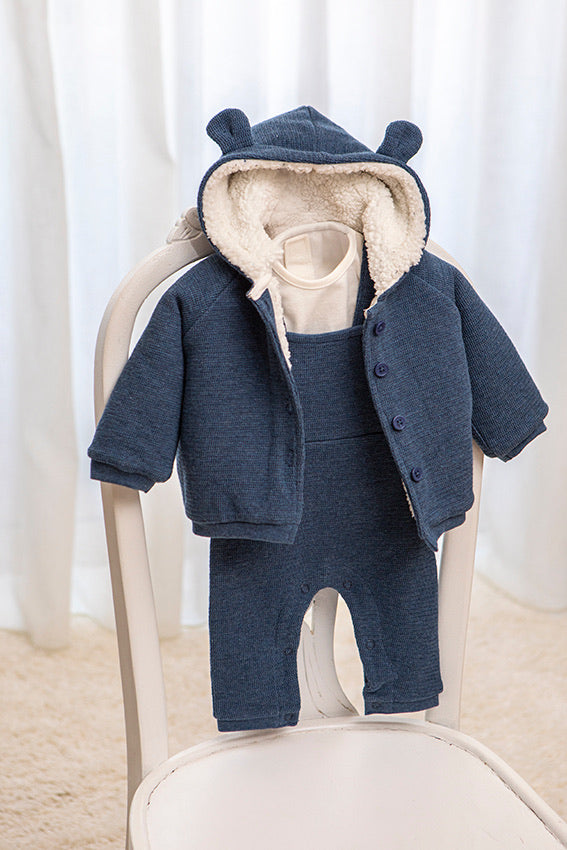 Chaqueta con borreguito 260932-AZUL