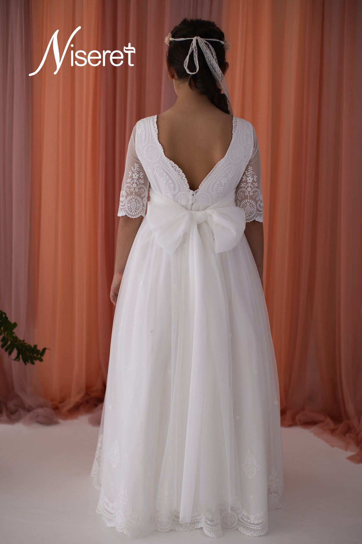 VESTIDO COMUNION LARGO