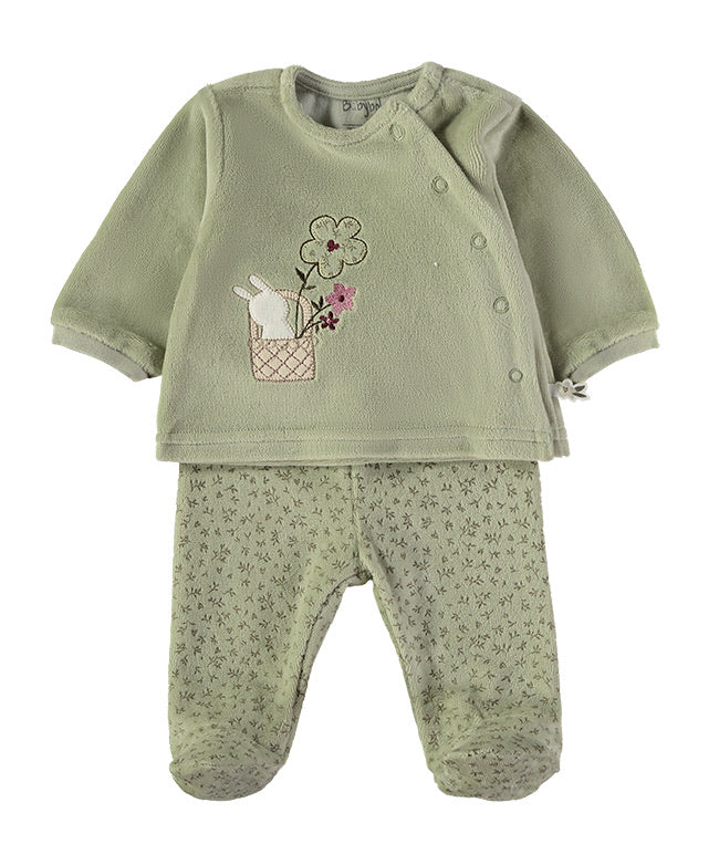 Conjunto polaina tundosado