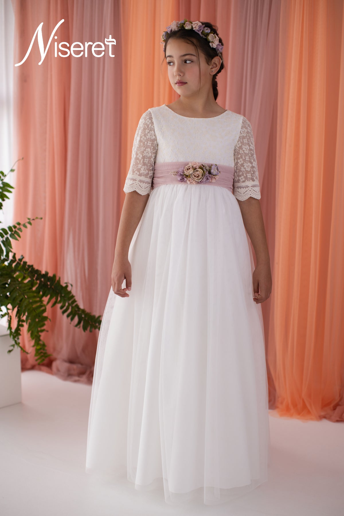 VESTIDO COMUNION LARGO