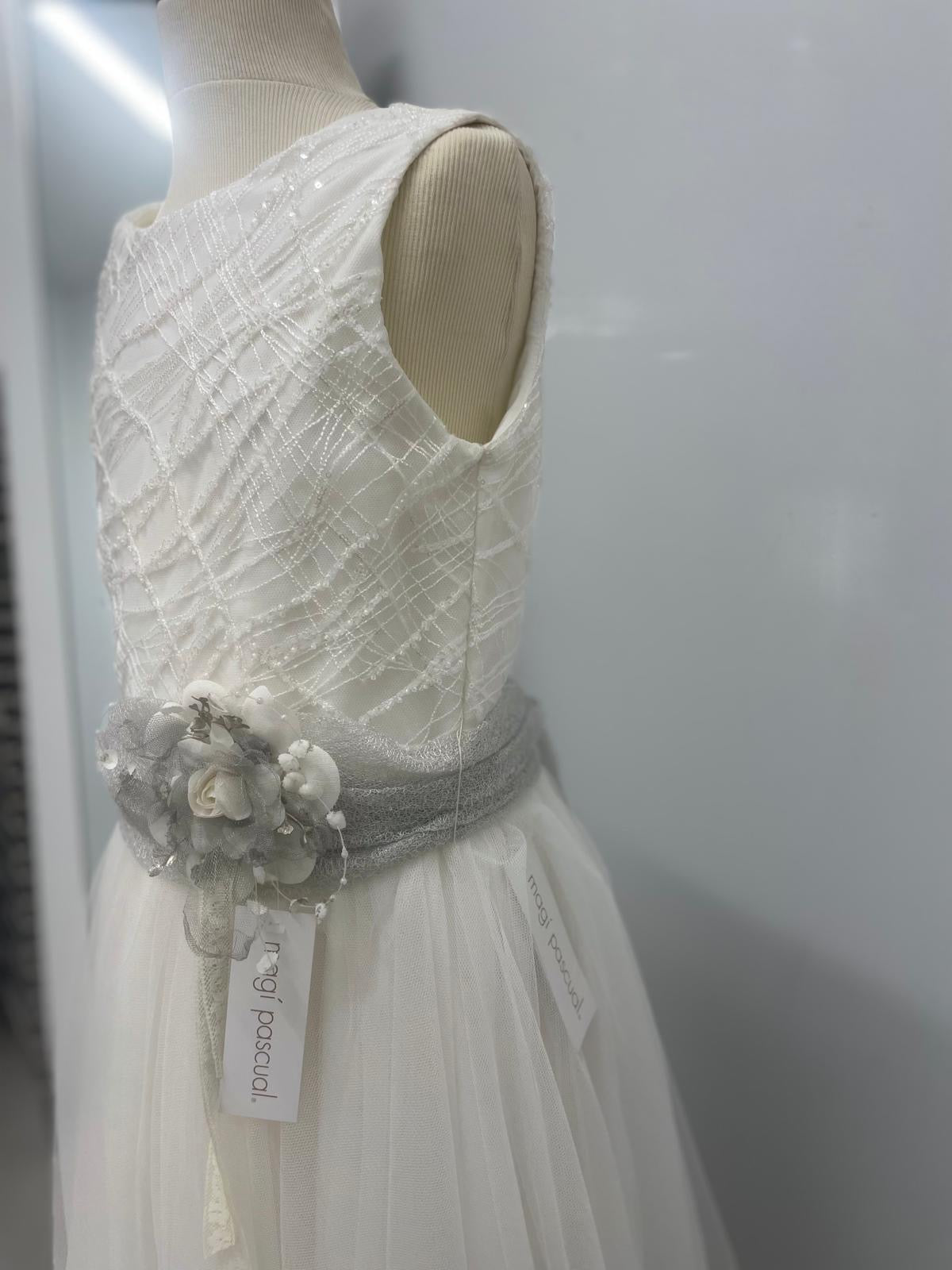 VESTIDO COMUNION SEMILARGO