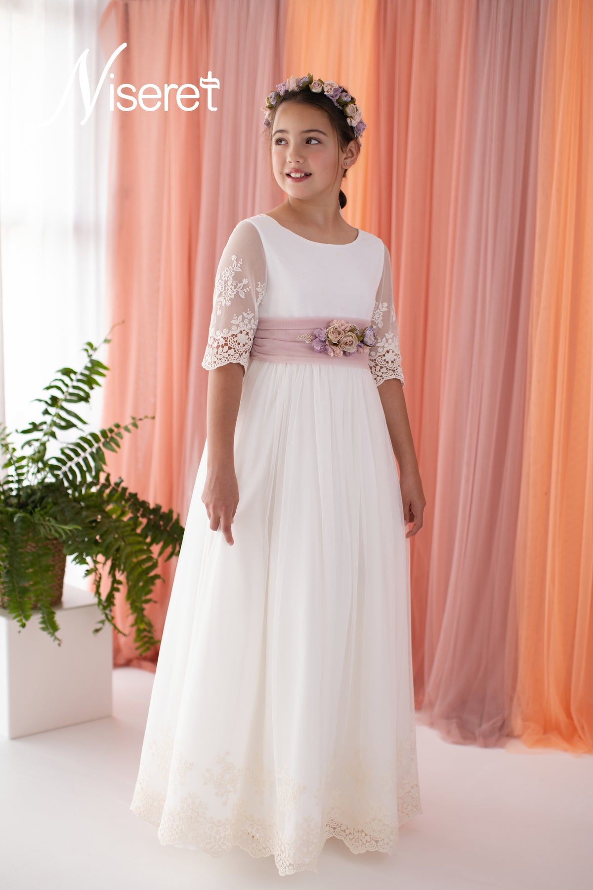 VESTIDO COMUNION LARGO