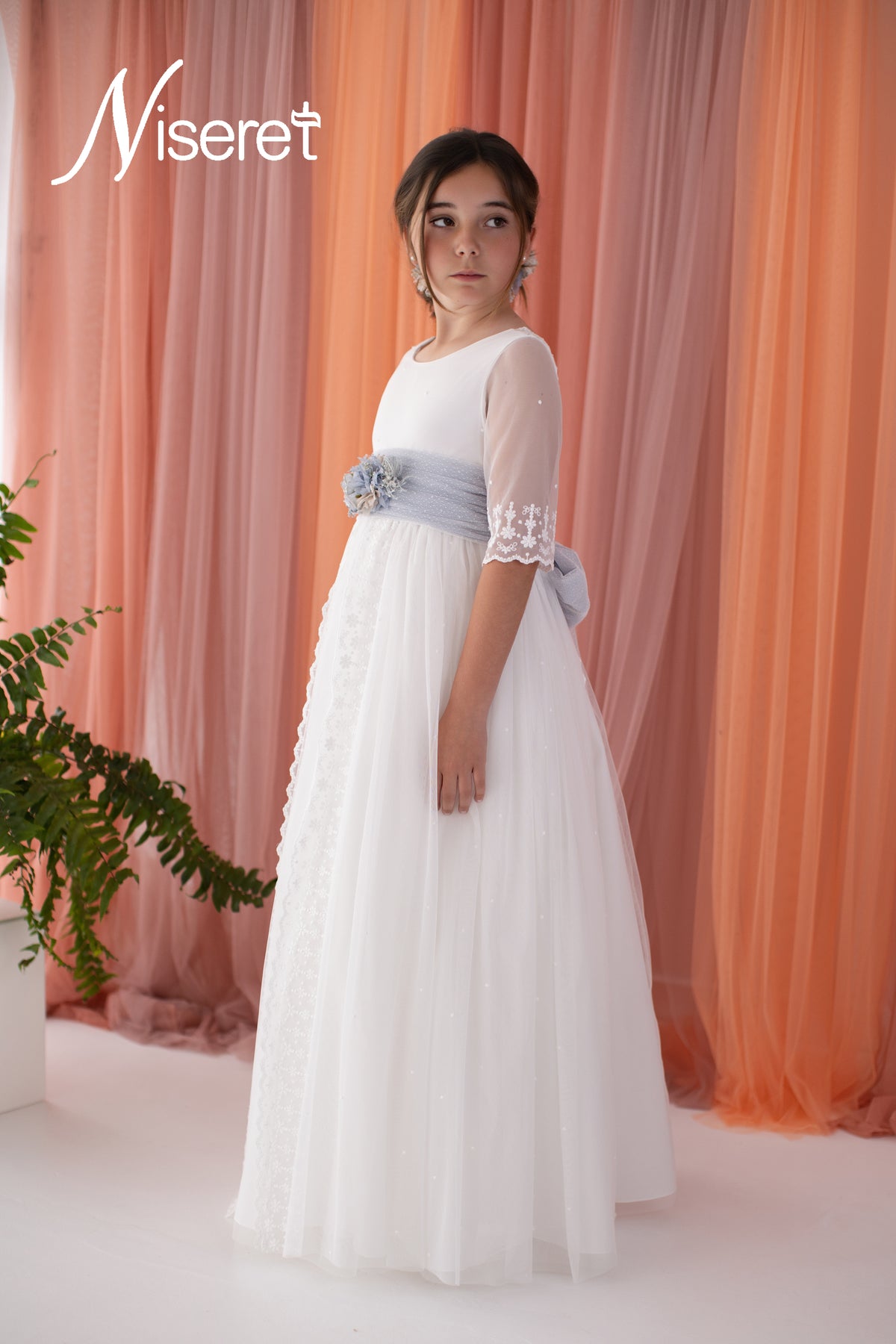 VESTIDO COMUNION LARGO