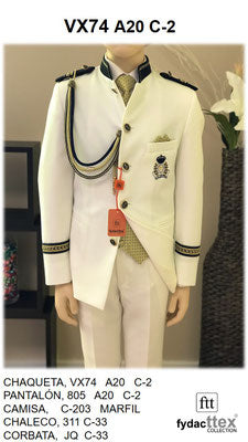 TRAJE ALMIRANTE