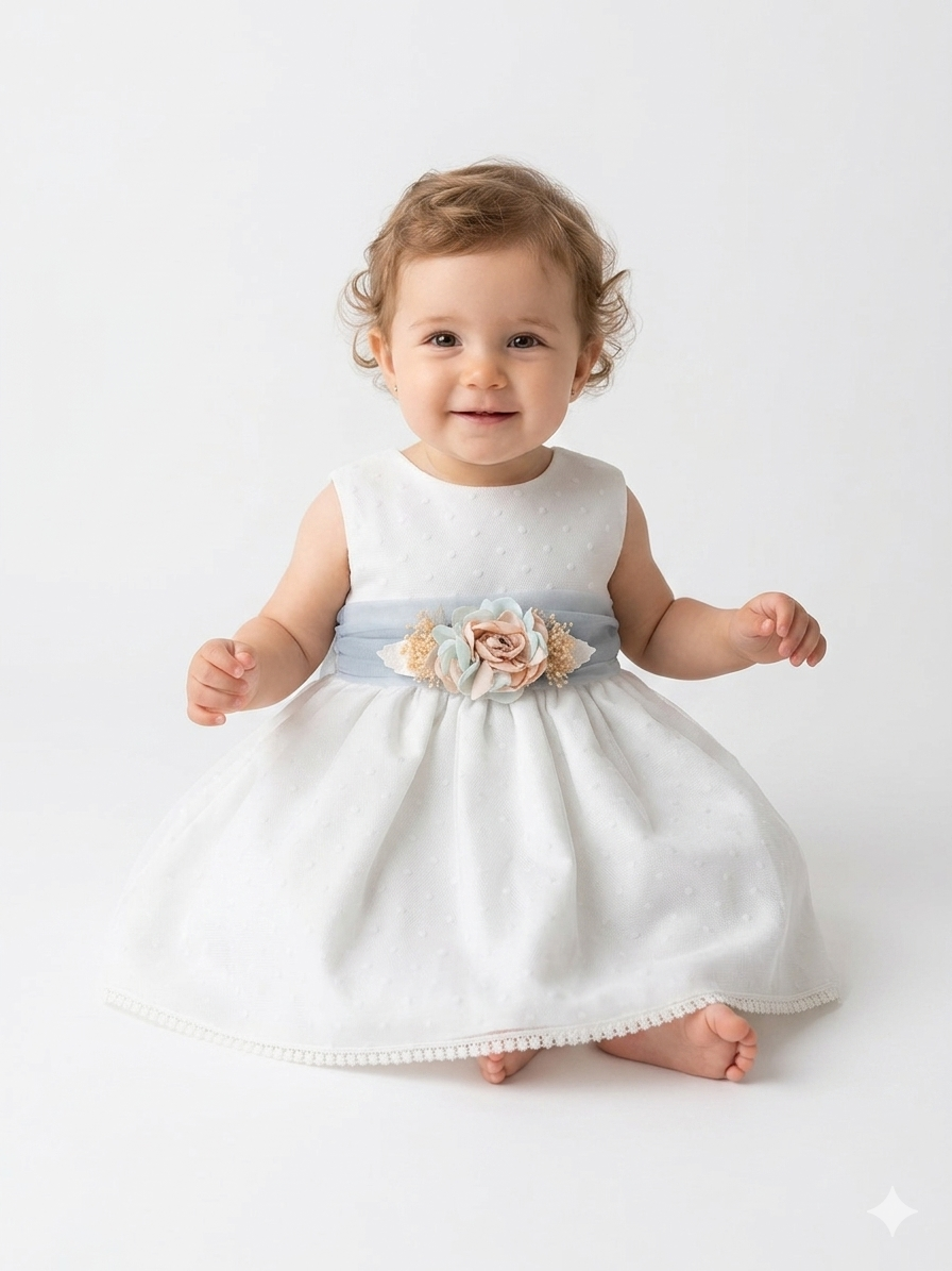 Vestido 35180 verde agua