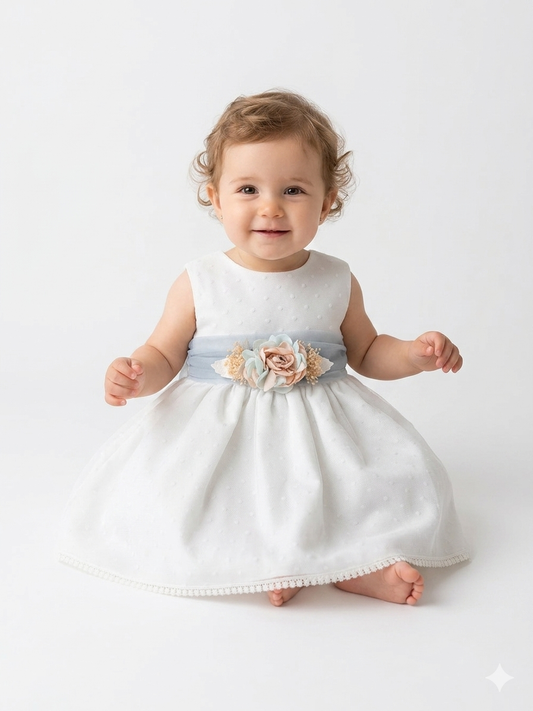 Vestido 35180 verde agua