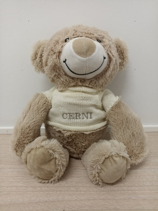 Osito jersey beige personalizado