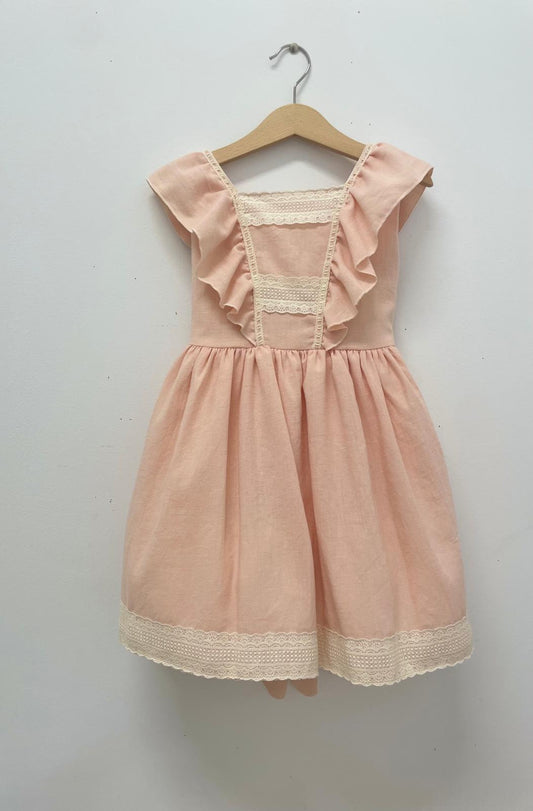 Vestido salmón 38156