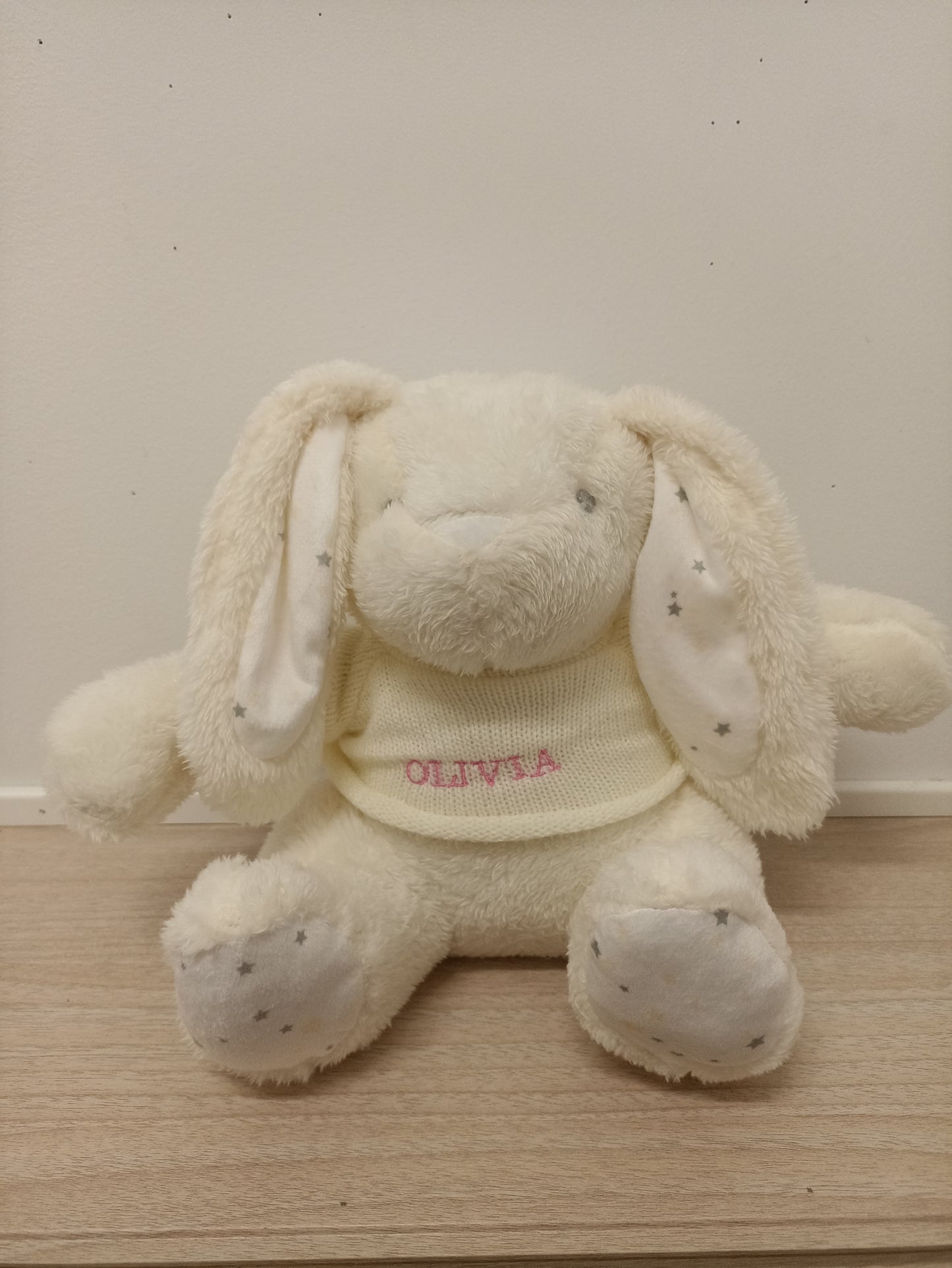 Conejo beige personalizado